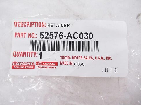 Toyota 52576-AC030 Bumper Retainer in Kuwait