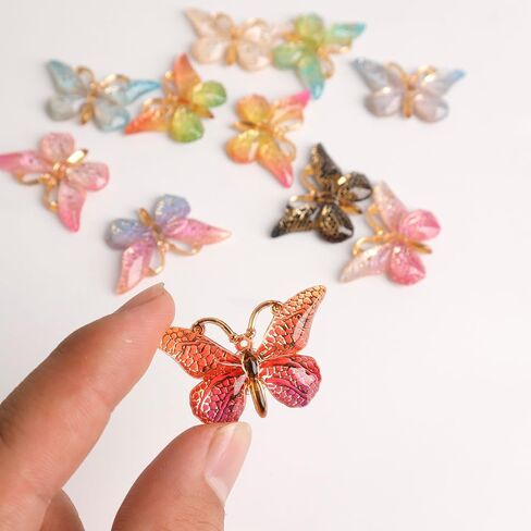 FEVER SEVEN XDSW 12 Pcs Butterfly Magnetic Cover Minder Set, Diamond Painting Cover Caretaker，Dust Protector & Canvas Holder for 5D Round Drill Diamond Art Tools and Accessories Magnetic Holder in Saudi Arabia
