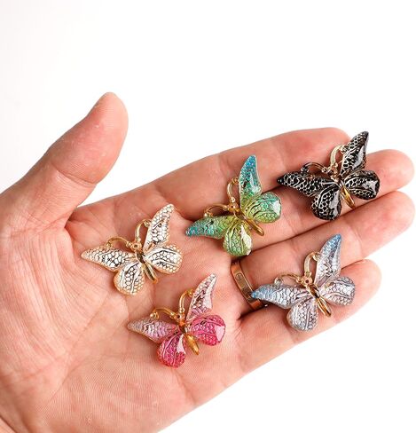 FEVER SEVEN XDSW 12 Pcs Butterfly Magnetic Cover Minder Set, Diamond Painting Cover Caretaker，Dust Protector & Canvas Holder for 5D Round Drill Diamond Art Tools and Accessories Magnetic Holder in Saudi Arabia