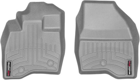 بطانات أرضية مخصصة من WeatherTech لسيارة Ford Explorer، Explorer، Explorer - الصف الأول (449811)، أسود in Kuwait