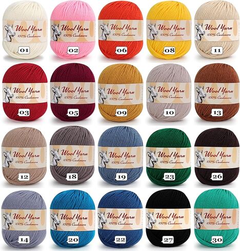 100% Cashmere Wool Yarn (Pack of 10) by Yonkey Monkey 500gr Imported Knitting Crochet (Turmeric 09) in Saudi Arabia