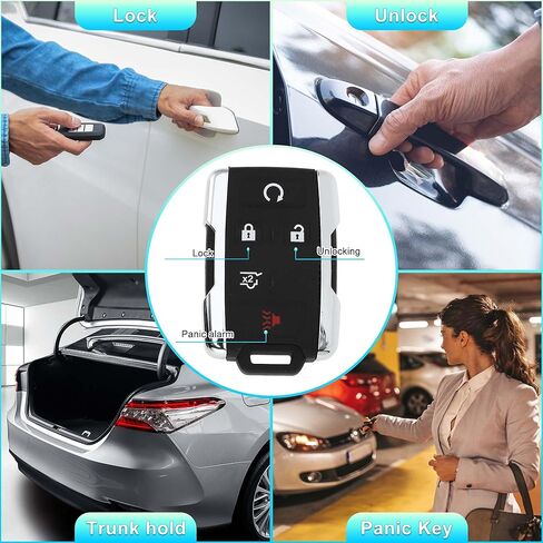 X AUTOHAUX 315MHz M3N-32337100 دخول بدون مفتاح عن بعد الإشعال المستجيب مفتاح فوب لشفروليه سيلفرادو لجي إم سي سييرا 2014-2019 46 رقاقة 5 أزرار in Kuwait