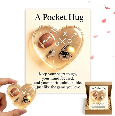 OESINS Pocket Hug Heart with Gift Card, A Pocket Hugs for Hairstylists, Mini Hairdresser Tools Christmas Pocket Hug, Thinking of You Gifts Couples gifts, Valentines Day Gifts for Her Him(A) in Saudi Arabia