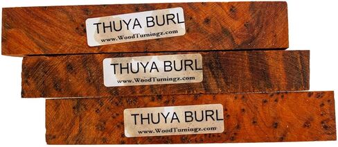 Thuya Burl Wood Pen Blanks (3-Pack) in Saudi Arabia