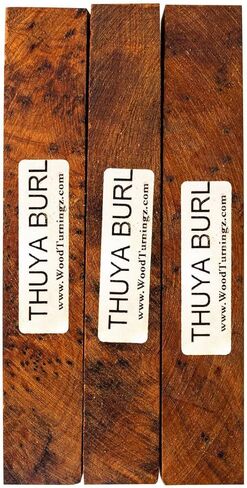Thuya Burl Wood Pen Blanks (3-Pack) in Saudi Arabia