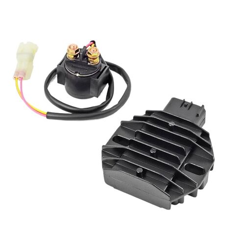 Voltage Regulator Rectifier and Starter Relay Solenoid Compatible with Recon 250 TRX250 TE TM 2005 2021 in Kuwait
