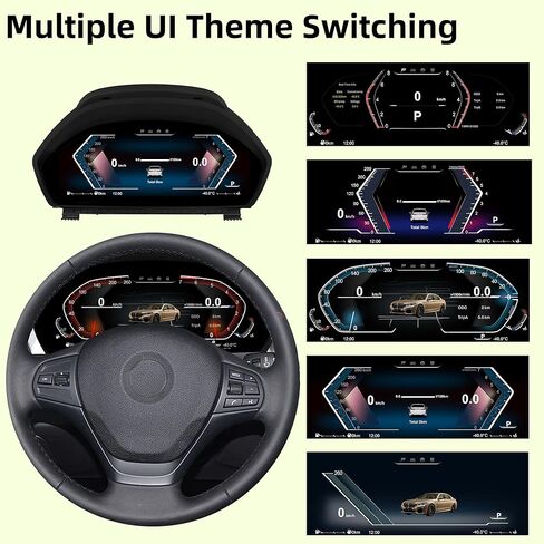 12.3" Digital Dash Instrument Cluster for BMW F30 F31 GT-F34 F32 F33 F36 Aftermarket Digital Cluster Instrument Speedometer Replacement Without HUD in Saudi Arabia