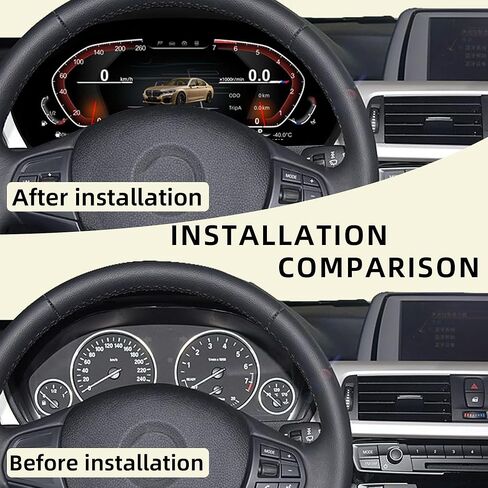 12.3" Digital Dash Instrument Cluster for BMW F30 F31 GT-F34 F32 F33 F36 Aftermarket Digital Cluster Instrument Speedometer Replacement Without HUD in Saudi Arabia