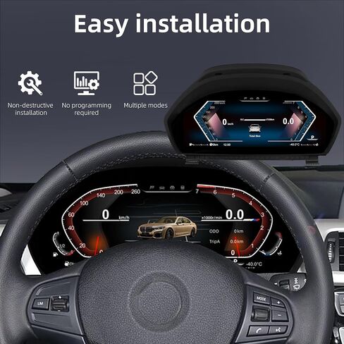 12.3" Digital Dash Instrument Cluster for BMW F30 F31 GT-F34 F32 F33 F36 Aftermarket Digital Cluster Instrument Speedometer Replacement Without HUD in Saudi Arabia