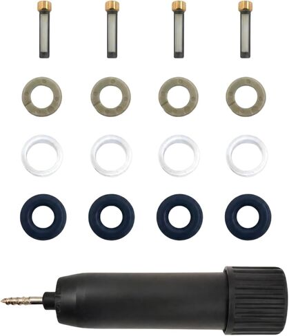 طقم ختم حاقن الوقود متوافق مع 2012-2017 Hyundai Accent 1.6L 2012-2017 Hyundai Veloster 1.6L استبدال 35310-2B130 4 Pack in Kuwait