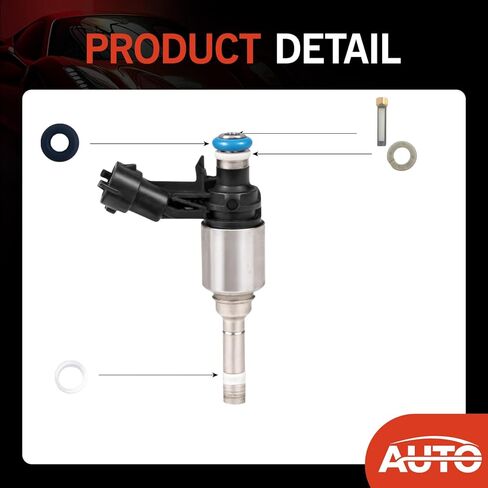 طقم ختم حاقن الوقود متوافق مع 2012-2017 Hyundai Accent 1.6L 2012-2017 Hyundai Veloster 1.6L استبدال 35310-2B130 4 Pack in Kuwait