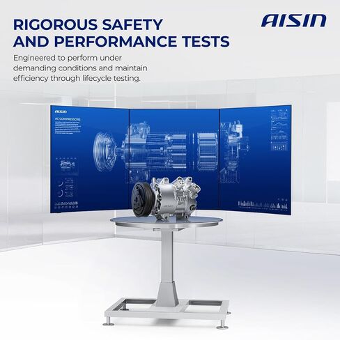 AISIN AFTERMARKET ACCAZ-00073 ضاغط مكيف الهواء - متوافق مع شيفروليه كولورادو جي إم سي كانيون 2004-2012، هامر H3 2006-2010، ايسوزو i-280 i-350 2006، i-290 i-370 2007-2008 in Kuwait