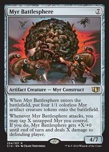 Magic The Gathering - Myr Battlesphere (254/337) - القائد 2014 in Kuwait