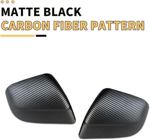 MAXDOM Side Mirror Cap Compatible with Tesla 2025+ Model Y Juniper (Matte Carbon Pattern, Model Y Juniper 2025+) in Saudi Arabia