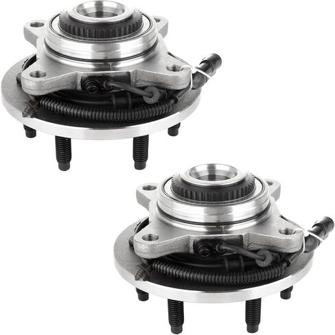 SCITOO Wheel Bearing and Hub Replaces 515046 Front fit for Ford Expedition 2003-2006, for Ford for F-150 2004-2008, for Lincoln Mark LT 2006-2008 Hub Bearing Assembly 6 Lugs W/ABS [2pc] in Kuwait