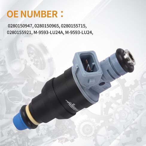 Fuel Injector 4 Holes 8PCS 0280150947 Compatible with Ford for Mustang E-250 E-350 Econoline F-250 F-350 F-53 Motorhome Chassis, for Pontiac 928 V8 5.0L 7.5L 0280155715 in Kuwait