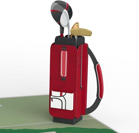 Lovepop Father’s Day Golf Pop-Up Card – Father’s Day Card – Handcrafted 3D Pop-Up Greeting Card for Him – Father’s Day Love Card, 5 x 7" in Kuwait