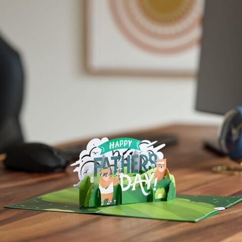 Lovepop Father’s Day Golf Pop-Up Card – Father’s Day Card – Handcrafted 3D Pop-Up Greeting Card for Him – Father’s Day Love Card, 5 x 7" in Kuwait