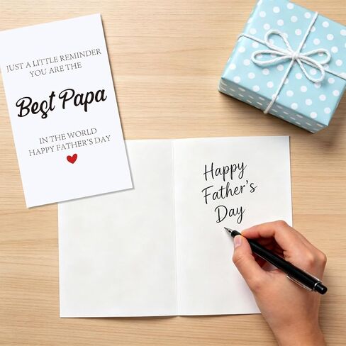 Funny Fathers Day Card For Papa, Happy Fathers Day Gift From Daughter Son Kids Grandchildren, Papa Card Gift For Him Men, Ideal Father Days Cards With Envelope in Kuwait