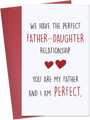 Funny Fathers Day Card For Papa, Happy Fathers Day Gift From Daughter Son Kids Grandchildren, Papa Card Gift For Him Men, Ideal Father Days Cards With Envelope in Kuwait