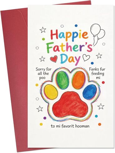 Funny Fathers Day Card For Papa, Happy Fathers Day Gift From Daughter Son Kids Grandchildren, Papa Card Gift For Him Men, Ideal Father Days Cards With Envelope in Kuwait