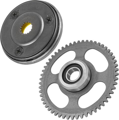 Caltric Starter Clutch Idler Gear Sprag Compatible with Yamaha Breeze 125 YFA1 1989 1990 1991-2004 in Kuwait