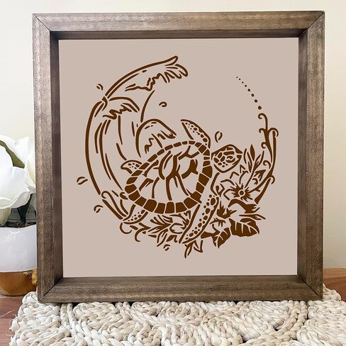 9 Pcs Large Animal Stencils for Painting,Reusable 12" Bear Deer Cow Templates,Farmhouse Animal Stencils for Wood Burning Fabric Walls Art DIY Home Decor in Saudi Arabia