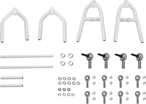 ALMULOO Front Extended A Arms Kit Compatible with 1987-2006 Yamaha Banshee 350 YFZ350 Plus 4 Inch Wider 1 Inch Forwar in Saudi Arabia
