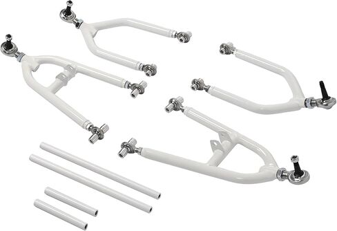 ALMULOO Front Extended A Arms Kit Compatible with 1987-2006 Yamaha Banshee 350 YFZ350 Plus 4 Inch Wider 1 Inch Forwar in Saudi Arabia