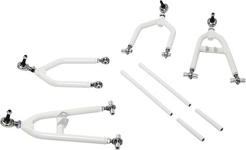 ALMULOO Front Extended A Arms Kit Compatible with 1987-2006 Yamaha Banshee 350 YFZ350 Plus 4 Inch Wider 1 Inch Forwar in Saudi Arabia