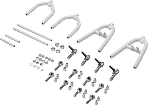 ALMULOO Front Extended A Arms Kit Compatible with 1987-2006 Yamaha Banshee 350 YFZ350 Plus 4 Inch Wider 1 Inch Forwar in Saudi Arabia