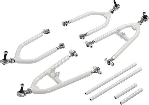 ALMULOO Front Extended A Arms Kit Compatible with 1987-2006 Yamaha Banshee 350 YFZ350 Plus 4 Inch Wider 1 Inch Forwar in Saudi Arabia