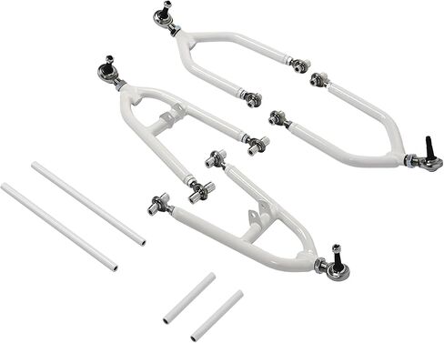 ALMULOO Front Extended A Arms Kit Compatible with 1987-2006 Yamaha Banshee 350 YFZ350 Plus 4 Inch Wider 1 Inch Forwar in Saudi Arabia