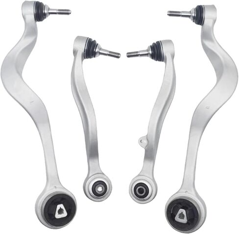 4pcs Control Arm Kit Front Suspension Assembly Sway Bar Link Outer Tie Rod Compatible with 2004-2010 BMW E60 525i 528i 530i 535i 545i 550i, 31126774826 in Saudi Arabia
