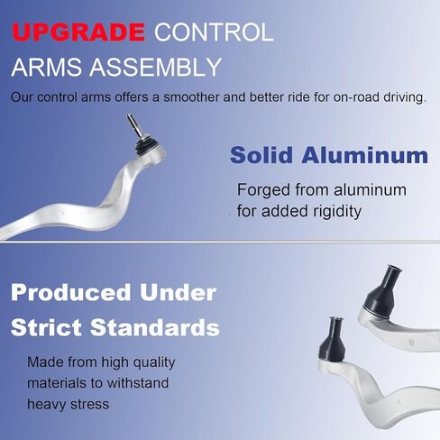 4pcs Control Arm Kit Front Suspension Assembly Sway Bar Link Outer Tie Rod Compatible with 2004-2010 BMW E60 525i 528i 530i 535i 545i 550i, 31126774826 in Saudi Arabia