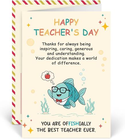 Teacher Card Thank You For Helping Me Grow, Teachers Appreciation Cards With Envelopes From Student Parent Or Class, Teacher Greeting Card, Christmas, Birthday Gifts, Happy Birthday Teacher Gift Cards, Thank You Notes For Mentor in Saudi Arabia