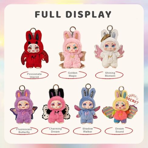 KiMMON Dream Maker Series Plush Blind Box (1 of 7 Possible Styles) Cute Figures Collectible Toys Birthday Gifts (1Pc-Blind Box) in Saudi Arabia