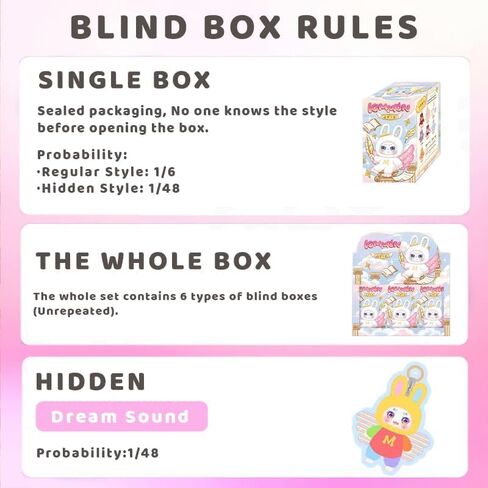KiMMON Dream Maker Series Plush Blind Box (1 of 7 Possible Styles) Cute Figures Collectible Toys Birthday Gifts (1Pc-Blind Box) in Saudi Arabia