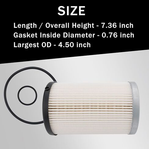 24009059 Fuel Water Separator Filter Compatible with Volvo D11 D13 D13TC Mack MP7 MP8 MP8, Part Number 24009058 FS20313 in Kuwait
