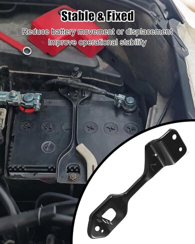 Battery Hold Down Fit for Honda accord 2013 2014 2015 2016 2017, with Stainless steel J-bolt and Nut in Saudi Arabia