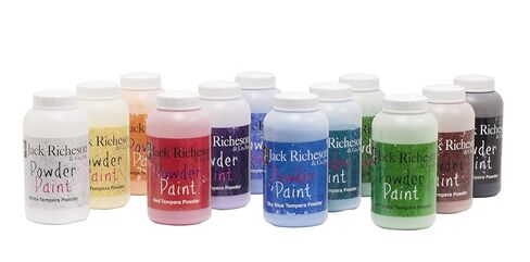 Jack Richeson 101592 Tempera Powder Paint, Set of 12 in Kuwait