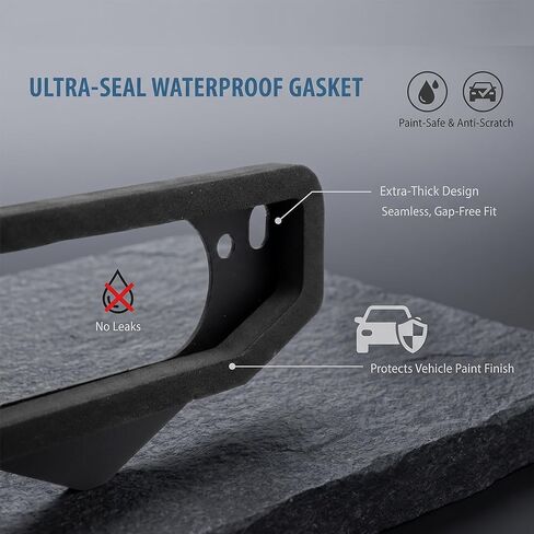 Starlink Mini Mount for Ford F150 (2015+) & F250-F550 (2017+), Aerodynamic Drill-Free Roof Bracket with Upgraded Magnetic, Rust-Proof Black Stainless Steel in Saudi Arabia