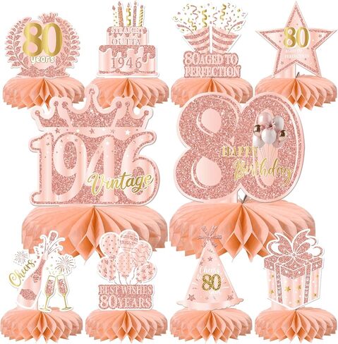10 Pack 50th Birthday Honeycomb Centerpieces Hello 50th Birthday Party Decorations Cheers to 50 Years Anniversary Table Toppers Straight Outta 1976 Table Decorations for Men Women Birthday Decors in Kuwait