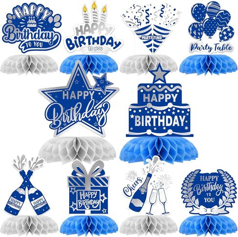 10 Pack 50th Birthday Honeycomb Centerpieces Hello 50th Birthday Party Decorations Cheers to 50 Years Anniversary Table Toppers Straight Outta 1976 Table Decorations for Men Women Birthday Decors in Kuwait