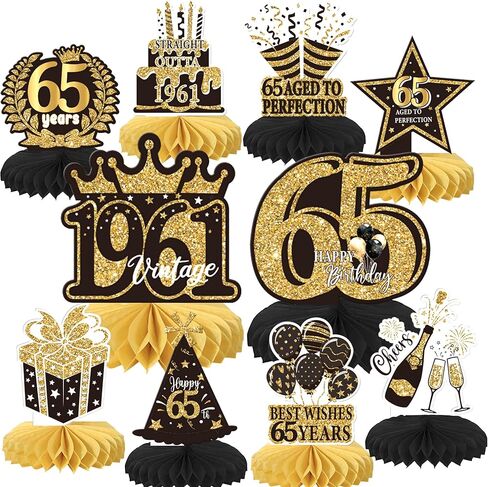 10 Pack 50th Birthday Honeycomb Centerpieces Hello 50th Birthday Party Decorations Cheers to 50 Years Anniversary Table Toppers Straight Outta 1976 Table Decorations for Men Women Birthday Decors in Kuwait