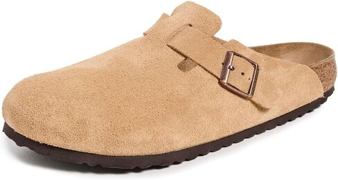 Birkenstock Men's Boston Clogs, Latte Cream, Tan, 9 Medium US in Saudi Arabia