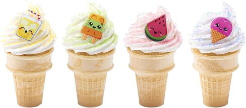 DecoPac Cool Summer Treats Cupcake Toppers, 24 Cupcake Rings With Popsicles, Ice Cream, Watermelon, Lemonade, Food Safe Summer Pool Party Decorations - 24 Pack in Kuwait