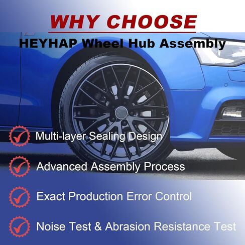 512570 Rear Wheel Bearing and Hub Assembly Compatible with 2016-2021 Honda Civic, 2019-2022 Honda Insight in Saudi Arabia