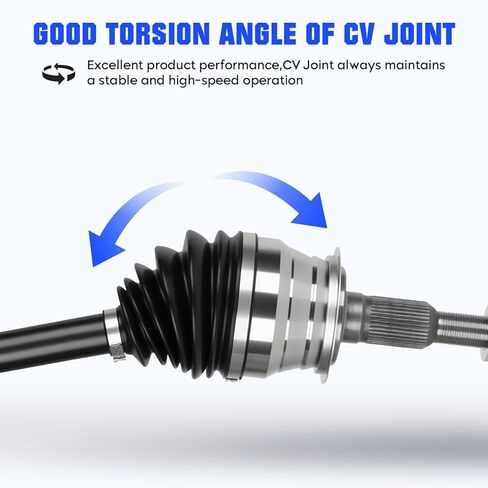 Front Left or Right CV Axle Shaft Assembly Fit for 6L 6.6L for Chevrolet Silverado 2500 HD 3500 HD, for GMC Sierra 2500HD 3500 HD 2011-2014, (Only 4WD), Replace for 66-1556HD, 1 pcs CV Joint Shaft in Kuwait
