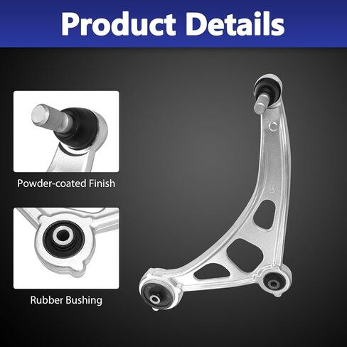 2pcs Front Left Right Lower Control Arm with Ball Joint Bushings Suspension Kit Replacement for 2015 2016 2017 2018 2019 2020 2021 2022 2023 2024 Nissan Murano in Kuwait